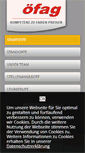 Mobile Screenshot of oefag.at